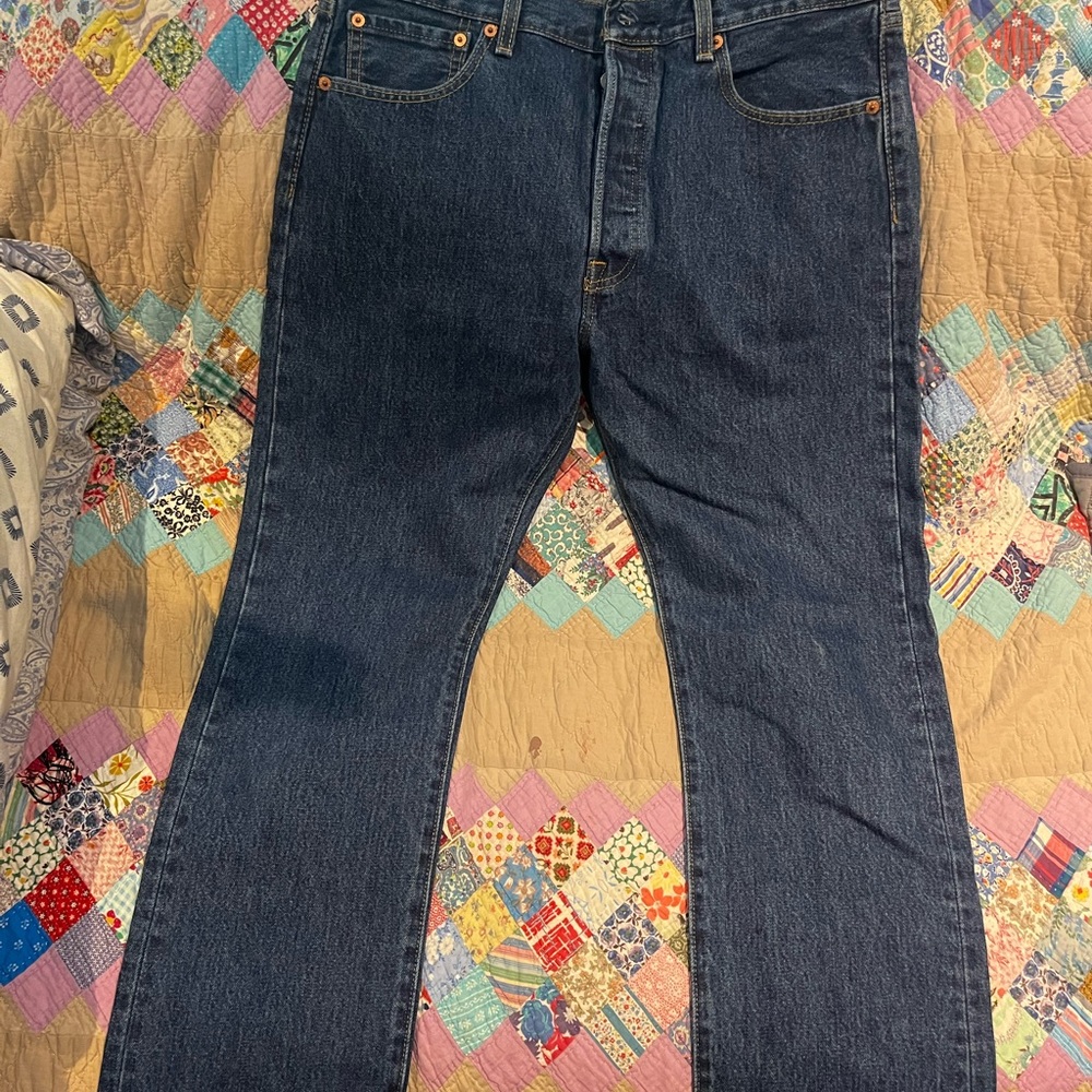 Levi's Dark Blue Straight Jeans